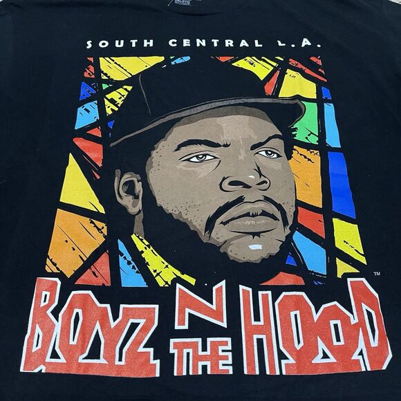 Ice Cube Shirt Mens XXL 2XL Black Boyz N The Hood Stained Glass South Central LA - Picture 3 of 6